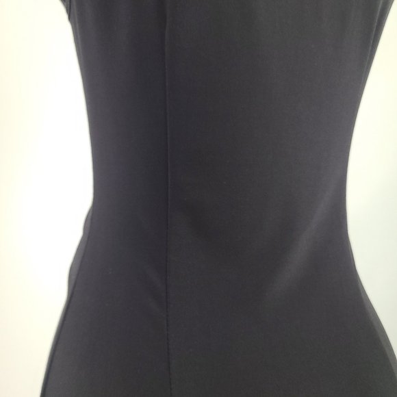 Joseph Ribkoff Little Black Dress Ruched Size 8 - Picture 10 of 15